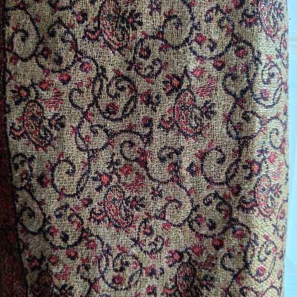 ❄️Pashmina Scarf Shawl Wrap Blanket Reversible Comfortable With Fringe - Picture 9 of 10